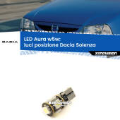 0 Luci posizione LED per Dacia Solenza 2003in poi: Aura w5w W5W: lampadina LED Aura 6000k