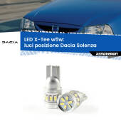 0 Luci posizione LED per Dacia Solenza 2003in poi: W5W X-Tee W5W (T10) LED X-Tee (Coppia)