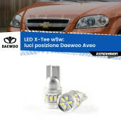 0 Luci posizione LED per Daewoo Aveo 2002-2005: W5W X-Tee W5W (T10) LED X-Tee (Coppia)