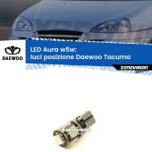 0 Luci posizione LED per Daewoo Tacuma 2000-2005: Aura w5w W5W: lampadina LED Aura 6000k