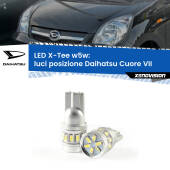 0 Luci posizione LED per Daihatsu Cuore VII 2007-2018: W5W X-Tee W5W (T10) LED X-Tee (Coppia)
