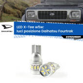 0 Luci posizione LED per Daihatsu Fourtrak 1985-1998: W5W X-Tee W5W (T10) LED X-Tee (Coppia)