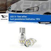 0 Luci posizione LED per Daihatsu YRV 2000-2005: W5W X-Tee W5W (T10) LED X-Tee (Coppia)