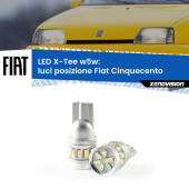0 Luci posizione LED per Fiat Cinquecento 1991-1999: W5W X-Tee W5W (T10) LED X-Tee (Coppia)