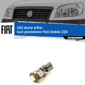 0 Luci posizione LED per Fiat Doblo 223 2000-2010: Aura w5w W5W: lampadina LED Aura 6000k