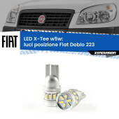 0 Luci posizione LED per Fiat Doblo 223 2000-2010: W5W X-Tee W5W (T10) LED X-Tee (Coppia)