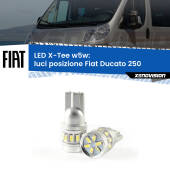 0 Luci posizione LED per Fiat Ducato 250 2006-2013: W5W X-Tee W5W (T10) LED X-Tee (Coppia)