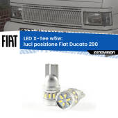 0 Luci posizione LED per Fiat Ducato 290 1989-1994: W5W X-Tee W5W (T10) LED X-Tee (Coppia)