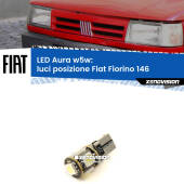 0 Luci posizione LED per Fiat Fiorino 146 1988-2001: Aura w5w W5W: lampadina LED Aura 6000k