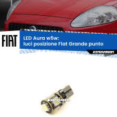 0 Luci posizione LED per Fiat Grande punto 2005-2018: Aura w5w W5W: lampadina LED Aura 6000k