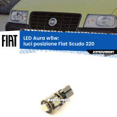 0 Luci posizione LED per Fiat Scudo 220 1996-2006: Aura w5w W5W: lampadina LED Aura 6000k