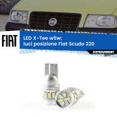 0 Luci posizione LED per Fiat Scudo 220 1996-2006: W5W X-Tee W5W (T10) LED X-Tee (Coppia)