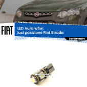 0 Luci posizione LED per Fiat Strada 1999-2021: Aura w5w W5W: lampadina LED Aura 6000k