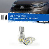 0 Luci posizione LED per Fiat Strada II 2017in poi: W5W X-Tee W5W (T10) LED X-Tee (Coppia)
