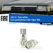 0 Luci posizione LED per Fiat Tipo 160 1987-1996: W5W X-Tee W5W (T10) LED X-Tee (Coppia)
