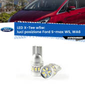 0 Luci posizione LED per Ford S-max WS, WA6 2006-2014: W5W X-Tee W5W (T10) LED X-Tee (Coppia)