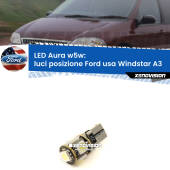 0 Luci posizione LED per Ford usa Windstar A3 1995-2000: Aura w5w W5W: lampadina LED Aura 6000k