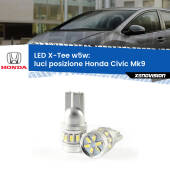 0 Luci posizione LED per Honda Civic Mk9 2011-2014: W5W X-Tee W5W (T10) LED X-Tee (Coppia)