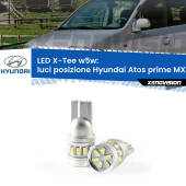 0 Luci posizione LED per Hyundai Atos prime MX 1997-2008: W5W X-Tee W5W (T10) LED X-Tee (Coppia)