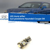 0 Luci posizione LED per Hyundai Coupe GK 2002-2009: Aura w5w W5W: lampadina LED Aura 6000k