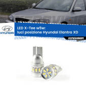0 Luci posizione LED per Hyundai Elantra XD 2000-2006: W5W X-Tee W5W (T10) LED X-Tee (Coppia)