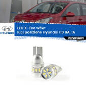 0 Luci posizione LED per Hyundai I10 BA, IA 2013-2016: W5W X-Tee W5W (T10) LED X-Tee (Coppia)