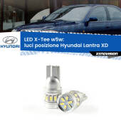 0 Luci posizione LED per Hyundai Lantra XD 2000-2006: W5W X-Tee W5W (T10) LED X-Tee (Coppia)