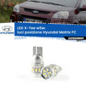 0 Luci posizione LED per Hyundai Matrix FC 2001-2010: W5W X-Tee W5W (T10) LED X-Tee (Coppia)