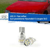 0 Luci posizione LED per Hyundai S coupe SLC 1992-1996: W5W X-Tee W5W (T10) LED X-Tee (Coppia)