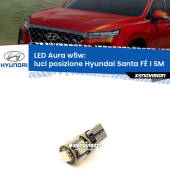 0 Luci posizione LED per Hyundai Santa FÉ I SM versione 1: Aura w5w W5W: lampadina LED Aura 6000k