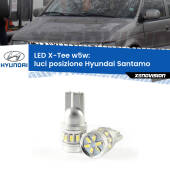 0 Luci posizione LED per Hyundai Santamo  1998-2002: W5W X-Tee W5W (T10) LED X-Tee (Coppia)