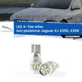 0 Luci posizione LED per Jaguar XJ X350, X358 2003-2009: W5W X-Tee W5W (T10) LED X-Tee (Coppia)