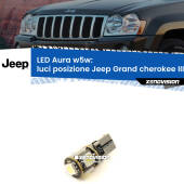 0 Luci posizione LED per Jeep Grand cherokee III WK 2005-2010: Aura w5w W5W: lampadina LED Aura 6000k
