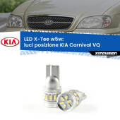 0 Luci posizione LED per KIA Carnival VQ 2005-2013: W5W X-Tee W5W (T10) LED X-Tee (Coppia)