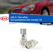 0 Luci posizione LED per KIA Cerato TD 2008-2011: W5W X-Tee W5W (T10) LED X-Tee (Coppia)