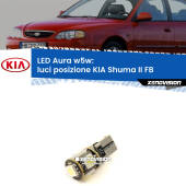 0 Luci posizione LED per KIA Shuma II FB 2001-2004: Aura w5w W5W: lampadina LED Aura 6000k