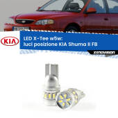 0 Luci posizione LED per KIA Shuma II FB 2001-2004: W5W X-Tee W5W (T10) LED X-Tee (Coppia)