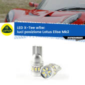 0 Luci posizione LED per Lotus Elise Mk2 2000-2009: W5W X-Tee W5W (T10) LED X-Tee (Coppia)