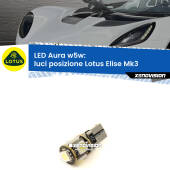 0 Luci posizione LED per Lotus Elise Mk3 2010-2022: Aura w5w W5W: lampadina LED Aura 6000k