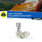 0 Luci posizione LED per Lotus Esprit 1989-2003: W5W X-Tee W5W (T10) LED X-Tee (Coppia)