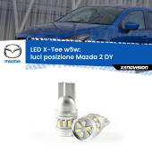 0 Luci posizione LED per Mazda 2 DY 2003-2007: W5W X-Tee W5W (T10) LED X-Tee (Coppia)