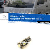 0 Luci posizione LED per Mercedes 100 631 restyling: Aura w5w W5W: lampadina LED Aura 6000k
