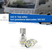 0 Luci posizione LED per Mercedes 100 631 restyling: W5W X-Tee W5W (T10) LED X-Tee (Coppia)