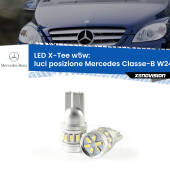 0 Luci posizione LED per Mercedes Classe-B W245 2005-2011: W5W X-Tee W5W (T10) LED X-Tee (Coppia)