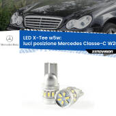 0 Luci posizione LED per Mercedes Classe-C W203 2000-2007: W5W X-Tee W5W (T10) LED X-Tee (Coppia)