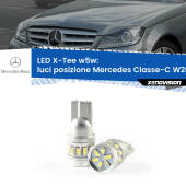 0 Luci posizione LED per Mercedes Classe-C W204 2007-2014: W5W X-Tee W5W (T10) LED X-Tee (Coppia)