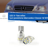 0 Luci posizione LED per Mercedes Classe-M W163 1998-2005: W5W X-Tee W5W (T10) LED X-Tee (Coppia)