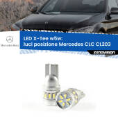 0 Luci posizione LED per Mercedes CLC CL203 2008-2011: W5W X-Tee W5W (T10) LED X-Tee (Coppia)