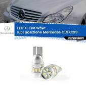 0 Luci posizione LED per Mercedes CLS C219 2004-2010: W5W X-Tee W5W (T10) LED X-Tee (Coppia)
