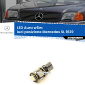 0 Luci posizione LED per Mercedes SL R129 1989-2001: Aura w5w W5W: lampadina LED Aura 6000k